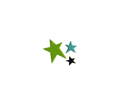 Mini Stars Embroidery Design