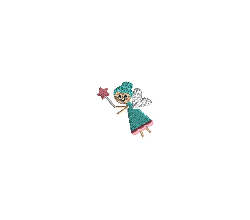 Mini Tooth Fairy Embroidery Design Mini Tooth Fairy Embroidery Design