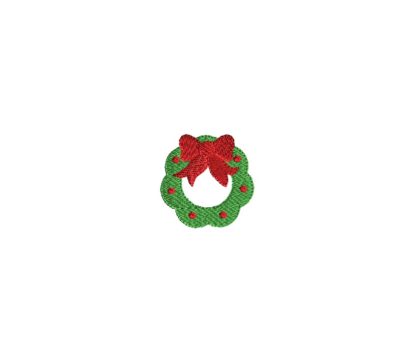 Mini Wreath Embroidery Design