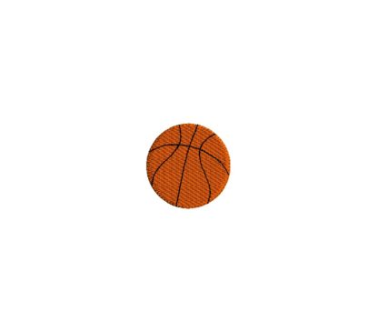 Mini Basketball Embroidery Design