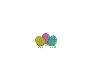 Mini Easter Eggs Machine Embroidery Design