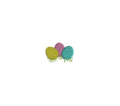 Mini Easter Eggs Embroidery Design