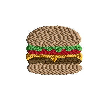 Burger and Fries Sketch Machine Embroidery Design, Cheeseburger Coke and  Fries Fast Food Meal Embroidery, Sketch Embroidery, 6 Sizes 0710 