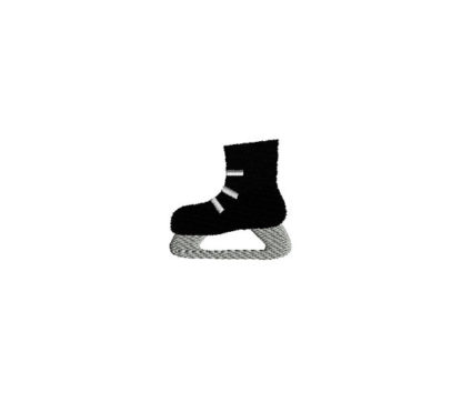 Mini Hockey Skate Machine Embroidery Design