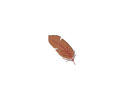 Mini Feather Machine Embroidery Design