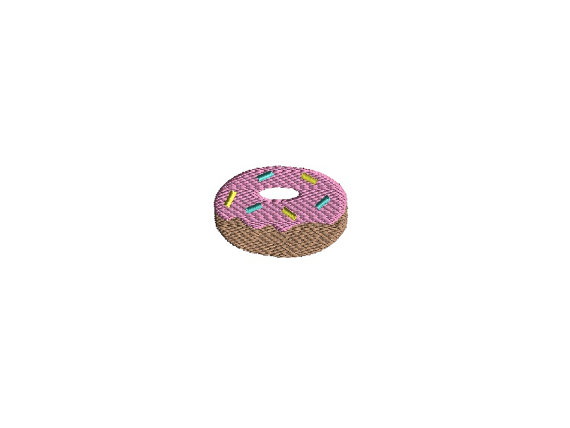 Mini Donut Embroidery Design Mini Donut Embroidery Design
