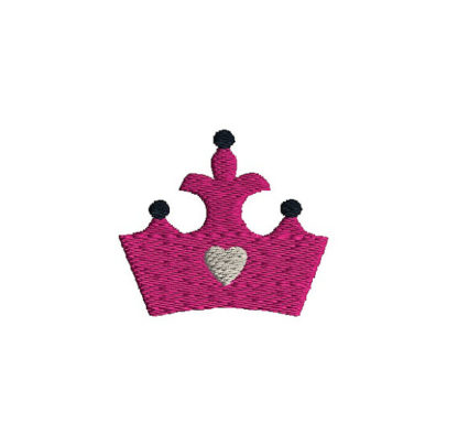 Mini Crown Embroidery Design