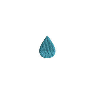 Mini Rain Drop Machine Embroidery Design