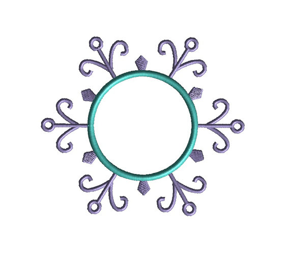 Mini Snowflake IV Machine Embroidery Design