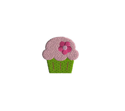 Mini Cupcake Embroidery Design