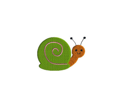 Mini Snail Machine Embroidery Design