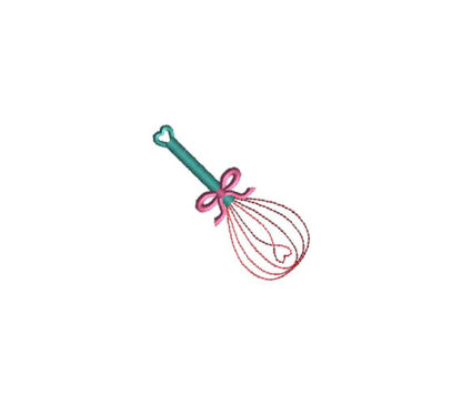 Mini Wire Whisk Embroidery Design