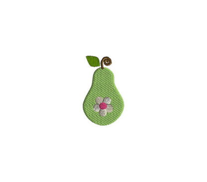 Mini Pear Machine Embroidery Design