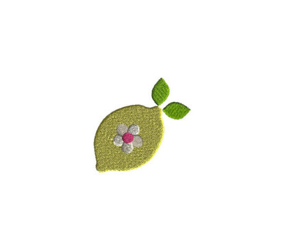 Mini Lemon Machine Embroidery Design