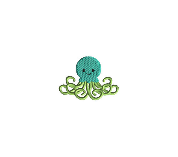 Mini Octopus Embroidery Design Mini Octopus Embroidery Design