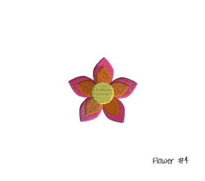 Mini Flower4 Embroidery Design