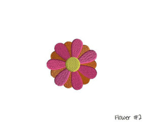 Mini Flowers Machine Embroidery Design Set