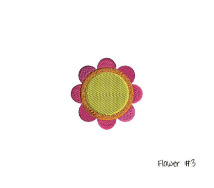 Mini Flower3 Machine Embroidery Design