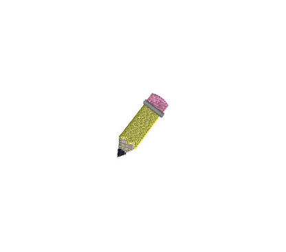 Mini Pencil Embroidery Design