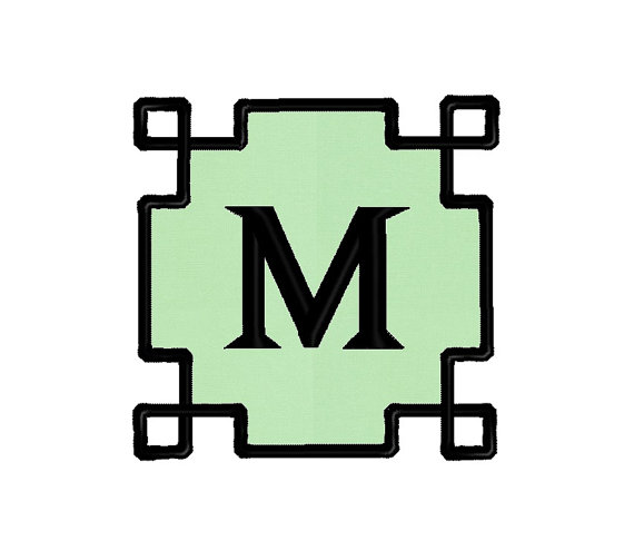 Greek Key Frame Applique Machine Embroidery Design 2 Greek Key Frame Applique Machine Embroidery Design 2