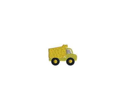 Mini Dump Truck Embroidery Design