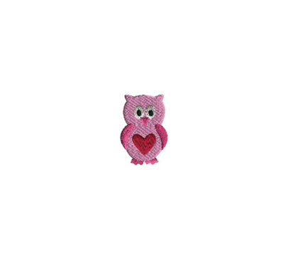 Mini Valentine Owl Machine Embroidery Design