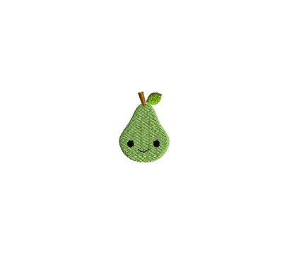 Mini Pear Embroidery Design