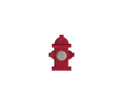Mini Fire Hydrant Machine Embroidery Design