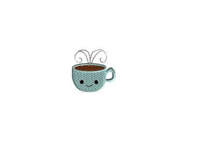 Mini Hot Chocolate Machine Embroidery Design
