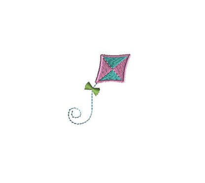 Mini Kite Machine Embroidery Design