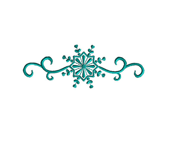 Mini Snowflake IV Machine Embroidery Design