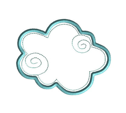 Cloud 9 Applique Machine Embroidery Design 2