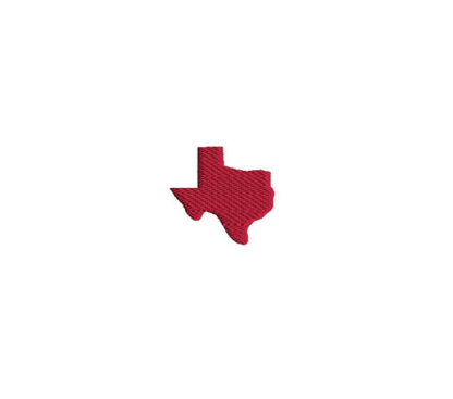 Mini Texas State Shape Machine Embroidery Design