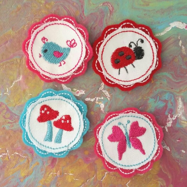 Mini Bird 2 Machine Embroidery Design - 3 sizes