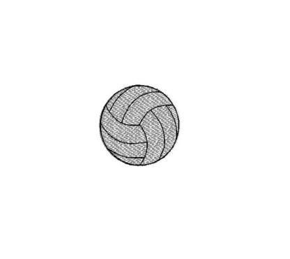 Mini Volleyball Machine Embroidery Design