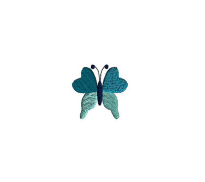 Mini Pretty Butterfly Machine Embroidery Design 2