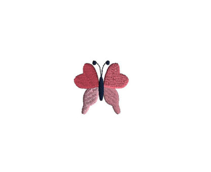Mini Pretty Butterfly Machine Embroidery Design 1