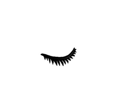 Mini Eye lashes Machine Embroidery Design