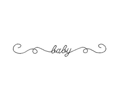 Doodle Baby Machine Embroidery Design