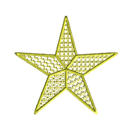 Lace Motif Star Machine Embroidery Design 2