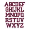 Varsity Font Machine Embroidery Design 1