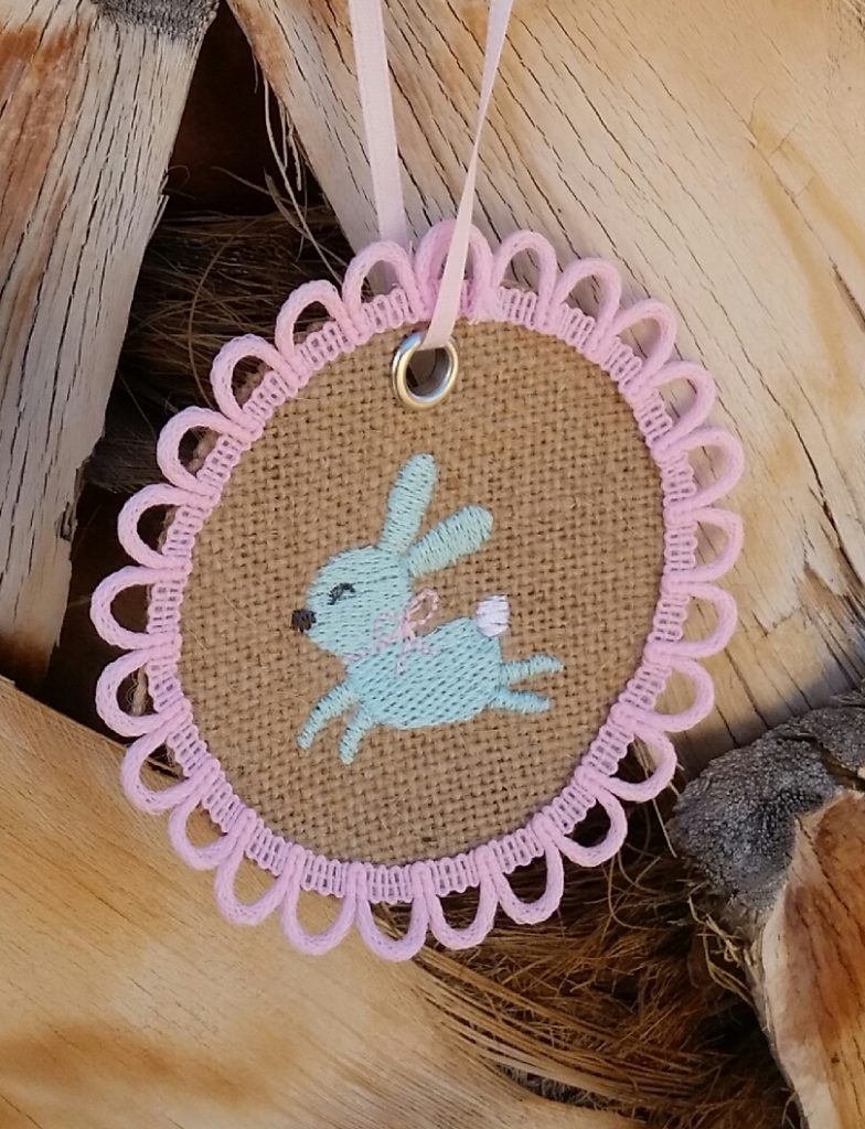 Mini Easter Bunny and Egg Machine Embroidery Design Set