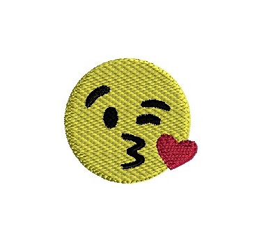 mini emoji kiss face