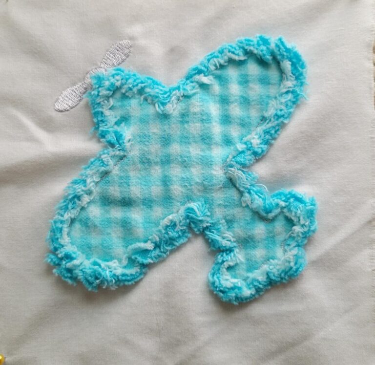 Chenille Airplane Machine Embroidery DesignITH Project