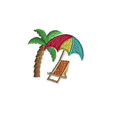 mini beach scene