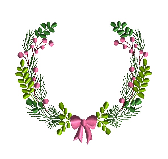 christmas holly border