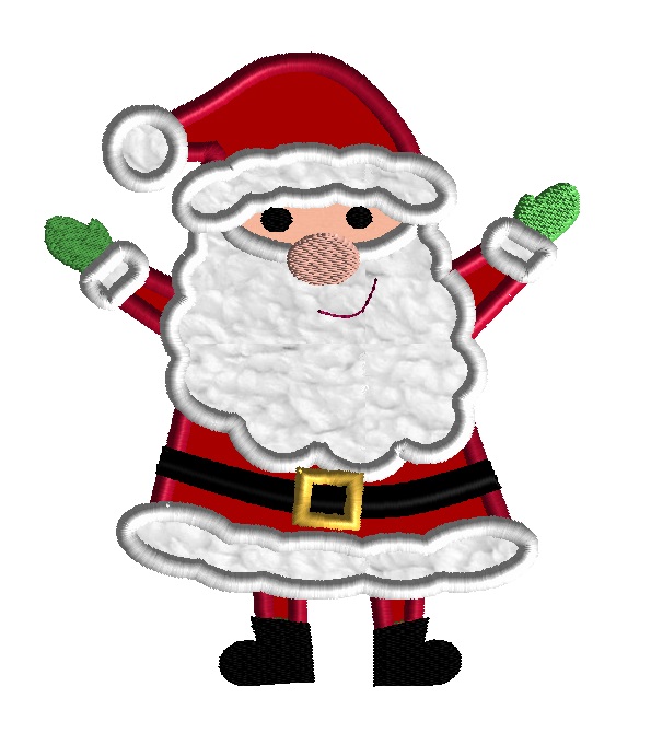 santa clause applique A