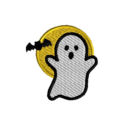 mini ghost and moon
