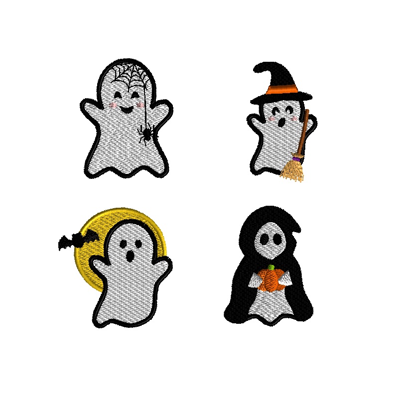 mini ghosts set
